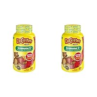 L’il Critters Immune C Daily Gummy Supplement Vitamin for Kids, for Vitamin C, D and Zinc for Immune Support, Orange, Lemon and Cherry Flavors, 190 Gummies (Pack of 2)
