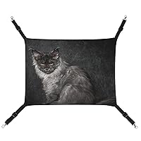 Wild Lynx Cat Hanging Hammock Soft Breathable Pet Cage Dog Hammock with Adjustable Straps and Metal Hooks