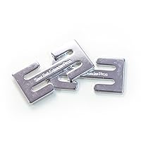 Seat Belt Webbing Clip Accessory - 2 x Locking Clip, Metal - Simply Clip on the Webbing as Needed for Comfort!