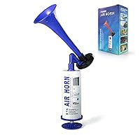 Air Horn, Handheld Luftdruck Fanfare Pumpe, Metall Klassische Air Horns Fahrrad Signalhorn Trompete Airhorn FARBIN