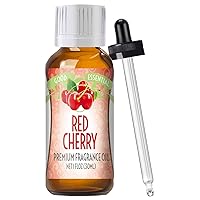 Good Essential – Professional Red Cherry Fragrance Oil 30ml for Diffuser, Candles, Soaps, Lotions, Perfume 1 fl oz
