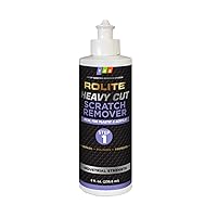 Rolite - RHCSR8z Heavy Cut Scratch Remover (8 fl. oz.) for Plastic & Acrylic Surfaces Including Marine Strataglass & Eisenglass, Headlights, Aquariums