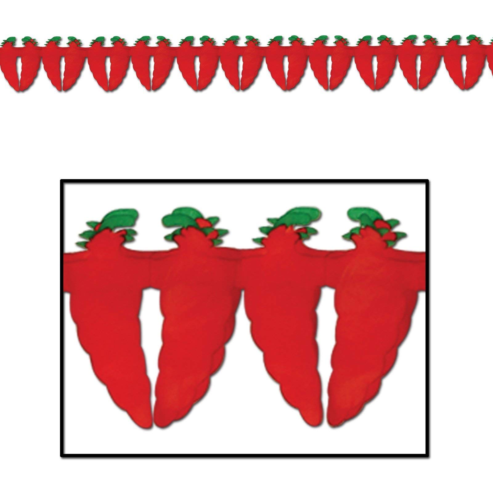 Chili Pepper Garland Party Accessory (1 count) (1/Pkg)