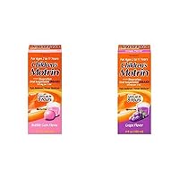 Motrin childrens Ibuprofen, 4 Fl Oz, Grape & Bumble Gum Flavor Bundle Each