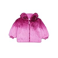 Splendid Baby Girls' Dip Dye Fur Coat