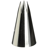 Wilton Open Star Piping Tip 1M, unknown, Silver