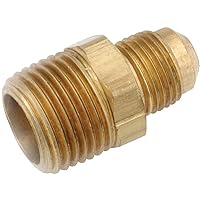Anderson Metals Brass Tube Fitting, Coupling, 3/8
