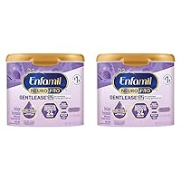 Enfamil NeuroPro Gentlease Baby Formula, Brain Building DHA, HuMO6 Immune Blend, Designed to Reduce Fussiness, Crying, Gas & Spit-up in 24 Hrs, Gentle Infant Formula Powder, Baby Milk, 19.5 Oz Tub