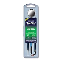 DenTek Canker Relief Sore Patch 6 Count and Professional Oral Care Kit with Dental Pick, Scaler, Stimulator, and Mirror
