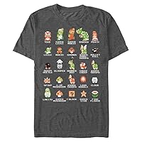 Nintendo Men's Pixel Cast T-Shirt