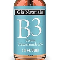 Vitamin B3 Serum Cream, 1 or 2 oz, Anti-Aging, Repairs Skin, Reduces Wrinkles, Evens Tone, Fights Acne, Smaller Pores, Boosts Collagen, Made in USA, Cruelty Free