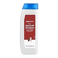 2-in-1 Dandruff Shampoo and Conditioner for Men, Smooth Spice Scent, 14.2 Fl Oz (Pack of 1) (Previously Solimo)