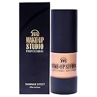 Professional Make-Up Shimmer Effect Face Highlighter - For All Skin Types - Easy To Use - No Fallout - Subtle To Maximum Effect - Has A Light Texture That Blends Well - Gold - 0.51 Oz