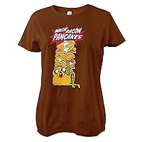 Adventure Time Officially Licensed Makin' Bacon Pancakes Women T-Shirt