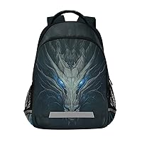 ALAZA Dragon Firing Anime Backpack Purse for Women Men Personalized Laptop Notebook Tablet School Bag Stylish Casual Daypack, 13 14 15.6 inch