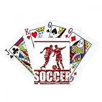 Red Football Player Grab Football Poker Playing Magic Card Fun Board Game