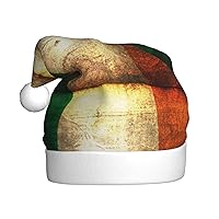 Mqgmzairplane Print Unisex Christmas Hat Elf Hats Santa Hat Adults Xmas Hat For Xmas Gifts Decorations