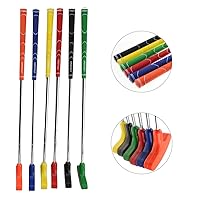 6pcs Two Way Junior Golf Putter Kids Putter Both Left and Right Handed Easily Use 5 Sizes for Ages 3-5 6-8 9-12 13-15 Adult