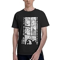 Anime That Time I Got Reincarnated As A Slime Rimuru Tempest Mens T-Shirt Summer Casual Round Neck Short Sleeve Clothes