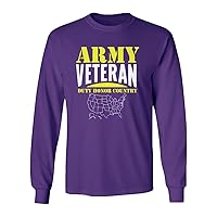 Duty Honor Country Army Man Veteran Unisex Long Sleeve T-Shirt