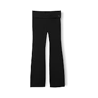Girls Cotton Fold Over Flare Pants