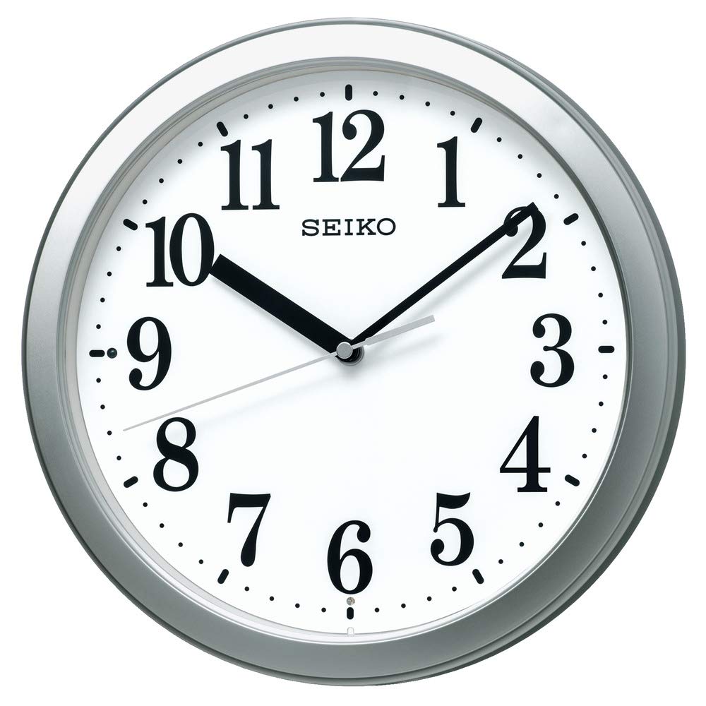 Mua Seiko Clock BC416S Wall Clock, Radio Controlled, Analog, Compact Size,  Silver Metallic, Diameter  x  inches ( x  cm) trên Amazon  Nhật chính hãng 2023 | Giaonhan247