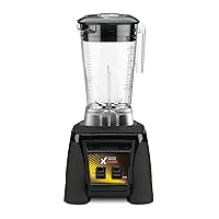 Waring Commercial MX1000XTX 3.5 HP Blender with Paddle Switches, Pulse Feature and a 64 oz. BPA Free Copolyester Container, 120V, 5-15 Phase Plug, Black
