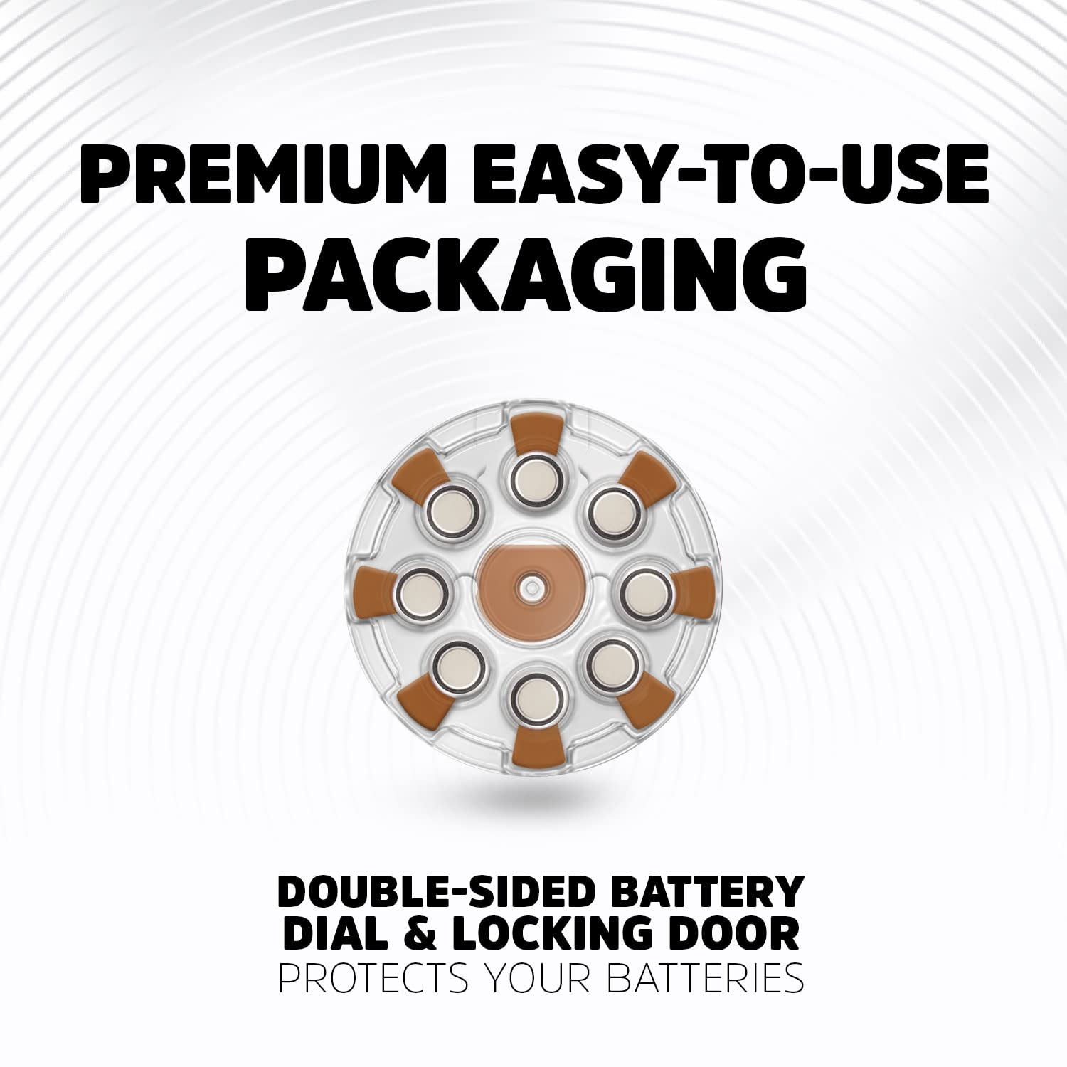 Energizer Size 312 Hearing Aid Batteries, EZ Turn & Lock Hearing Aid Batteries Size 312, 24 Count