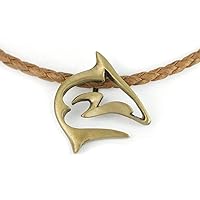 Shark Necklaces for Men and Women-Antique Bronze Shark Pendant for Men, Shark Charm, Bronze Shark Jewelry for Women, Gifts for Shark Lovers, Bronze Sea Life Jewelry for Women, Scuba Diving Gifts