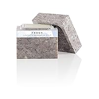 Zents Concreta, Firming Repair Balm and Solid Parfum (Fresh Fragrance), With Pure Organic Shea Butter and Organic Coconut Oil in Soapstone,1.25 fl oz