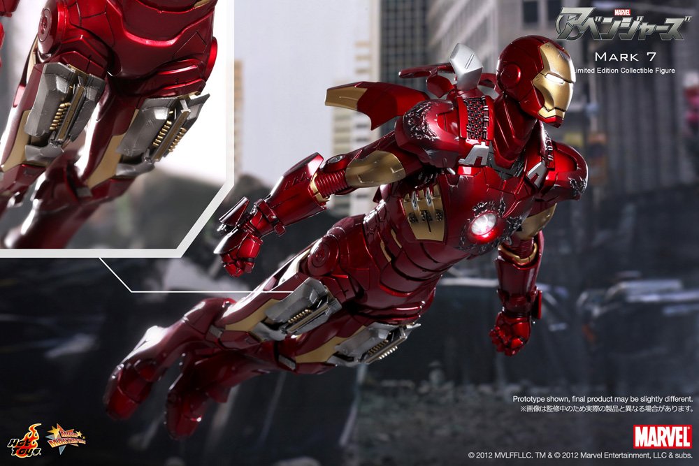 Hot Toys Iron Man Mark VII The Avengers 1:6 Scale 12