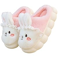 Bunny Slippers for Women Cute comfortable Animal Rabbit Slippers Plush Warm Winter Cotton slipper Indoor Home slippers