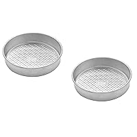 Chicago Metallic Aluminum Round Cake Pans, 9-Inch, Set of 2, Silver