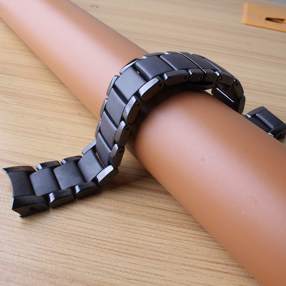New 22mm 24mm Watchband Special Curved Ends for 1451 1452 Watch Strap Bracelet Ceramic Polished and unpolished Color Fashion hot