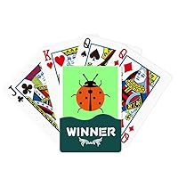 Seven Star Ladybug Animated Pest Insect Winner Poker Playing Card Classic Game