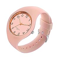 BIEWO Watches for Young Women Lady Jelly Series Sport Silicone Strap Electronic Sipmle Nurse Quartz Wrist Watch
