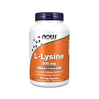 Foods L-Lysine 500 mg - 250 Caps 2 Pack