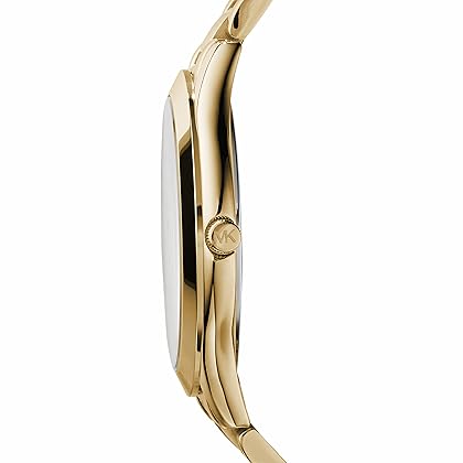 Michael Kors Women's Slim Runway Three-Hand Stainless Steel Quartz Watch