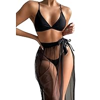 String Bikini Underwear for Women Silk Black Bikini Sets for Women Tummy Control Board Shorts for Women Swim