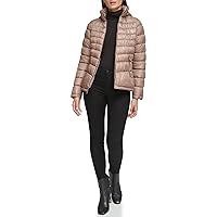 Kenneth Cole Women's Full Zip Hooded Packable Jacket