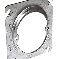 Hubbell-Raco 767 Square Mud Ring Fixture Cover, 1/2