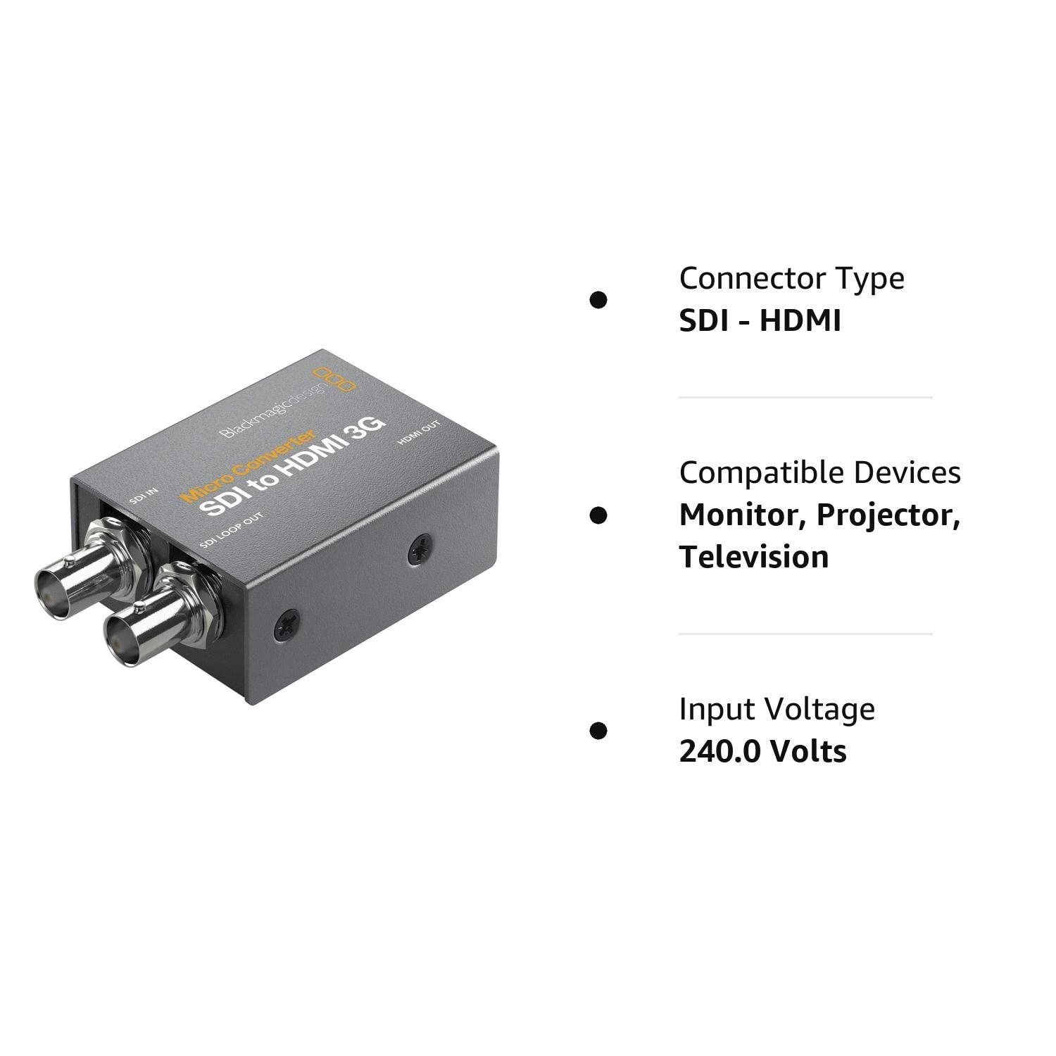 Blackmagic Design Micro Converter SDI to HDMI 3G (with Power Supply)