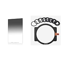 100 * 150mm Square Soft GND8 (3 Stop) Filter & Metal Filter Holder Kit + 8 Adapter Rings