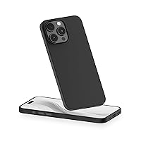 PEEL Original Super Thin Case Compatible with iPhone 15 Pro Max (Blackout) - Ultra Slim, Sleek Minimalist Design, Branding Free - Protects & Showcases Your Device