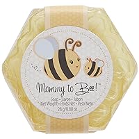 Kate Aspen Sweet Honey & Fresh Flower Scented Honeycomb Soap Baby Shower Favor, Mommy to Bee, 1 Count