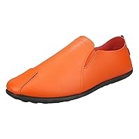 2024 Leisure Men's Four Seasons Non Slip Flat Round Toe Breathable Slip On Lazy Leisure Shoes Mens Wide S