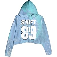 Expression Tees Swift 89 Birth Year Music Fan Era Poets Department Lover Cropped Fleece Hoodie
