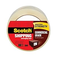 Scotch Commercial Grade Shipping Packaging Tape, 1.88