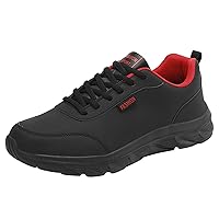Mens Air Running Shoes Lightweight Sneakers Mens Air Running Shoes Lightweight Sneakers Mens Shoes Large Size Casual Leather Laace Up Solid Color Casual Fashion