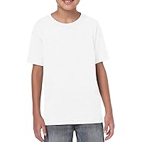 Gildan Childrens Unisex Soft Style T-Shirt (XL) (White)